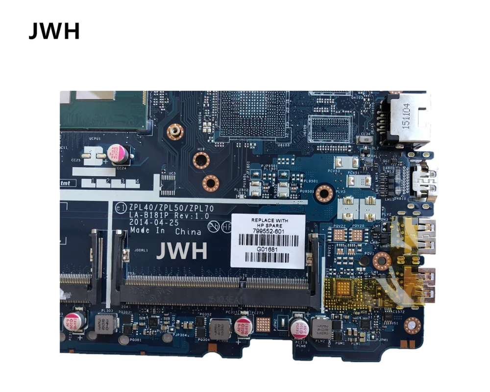 Для hp ProBook 450 G2 материнская плата i5-5200U 799552-001 799552-501 799552-601 тестирование работы