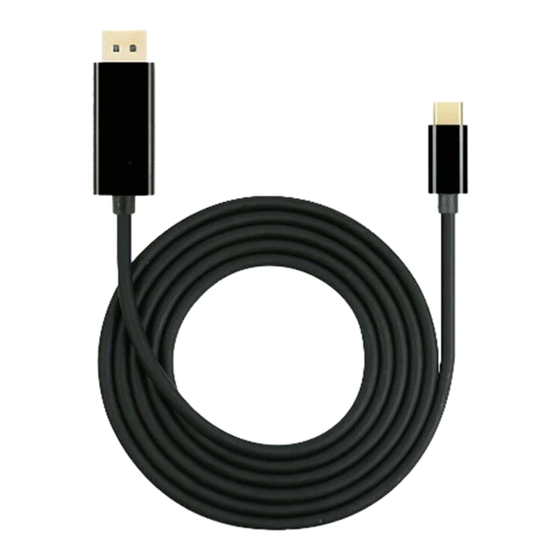Лидер продаж Usb-C USB 3 1 Тип C к порту дисплея Dp штекер 4K @ 60 Гц 8 м 6 футов