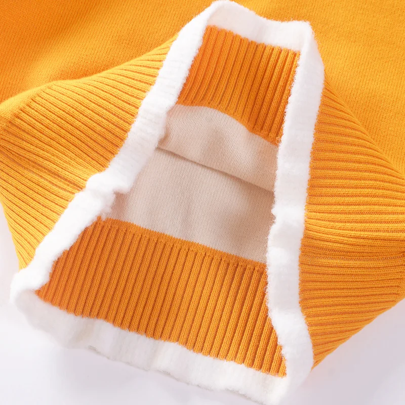 

Girls' Pullover Sweater 2019 Autumn And Winter New Style Solid Color Childrenswear Sweater Children Lace Double Layer Sweater Fa
