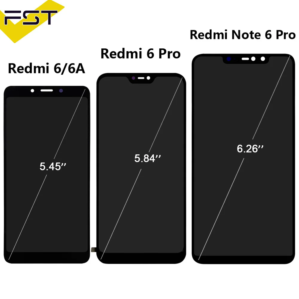 Скидка Для Xiao mi Red mi Note 6 Pro Red mi 6 6A Red mi 6 Pro mi A2 Lite ЖК дисплей + кодирующий преобразователь сенсорного экрана в сборе Запчасти + Инструменты
