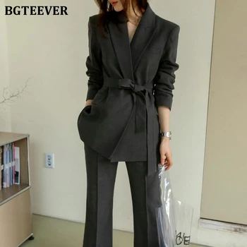 high waist pant suit ladies