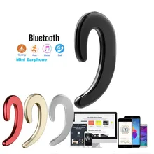 Беспроводные наушники NICOS с костной проводимостью, Bluetooth 4,2, Спортивная стереогарнитура для ноутбука, планшета, xiaomi, для iphone 7, 8 X