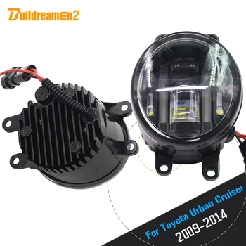 

Buildreamen2 2 X Car LED Fog Light Daytime Running Light DRL For 2009-2014 Toyota Urban Cruiser Hatchback NSP1 NLP1 ZSP1 NCP11