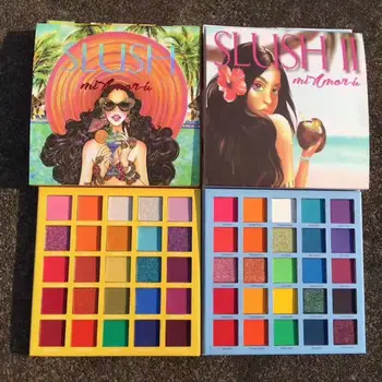 

25 Colors Fluorescent Neon Eye Shadow Palette Eyeshadow Makeup Palette Glitter Shimmer Eyeshadow eye Cosmetics Tools maquillage