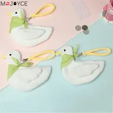 Милый кошелек для монет в виде утки, женские сумки, модные кошельки для монет, для женщин и детей, плюшевый Кошелек в виде куклы, сумочка для карт, держатель