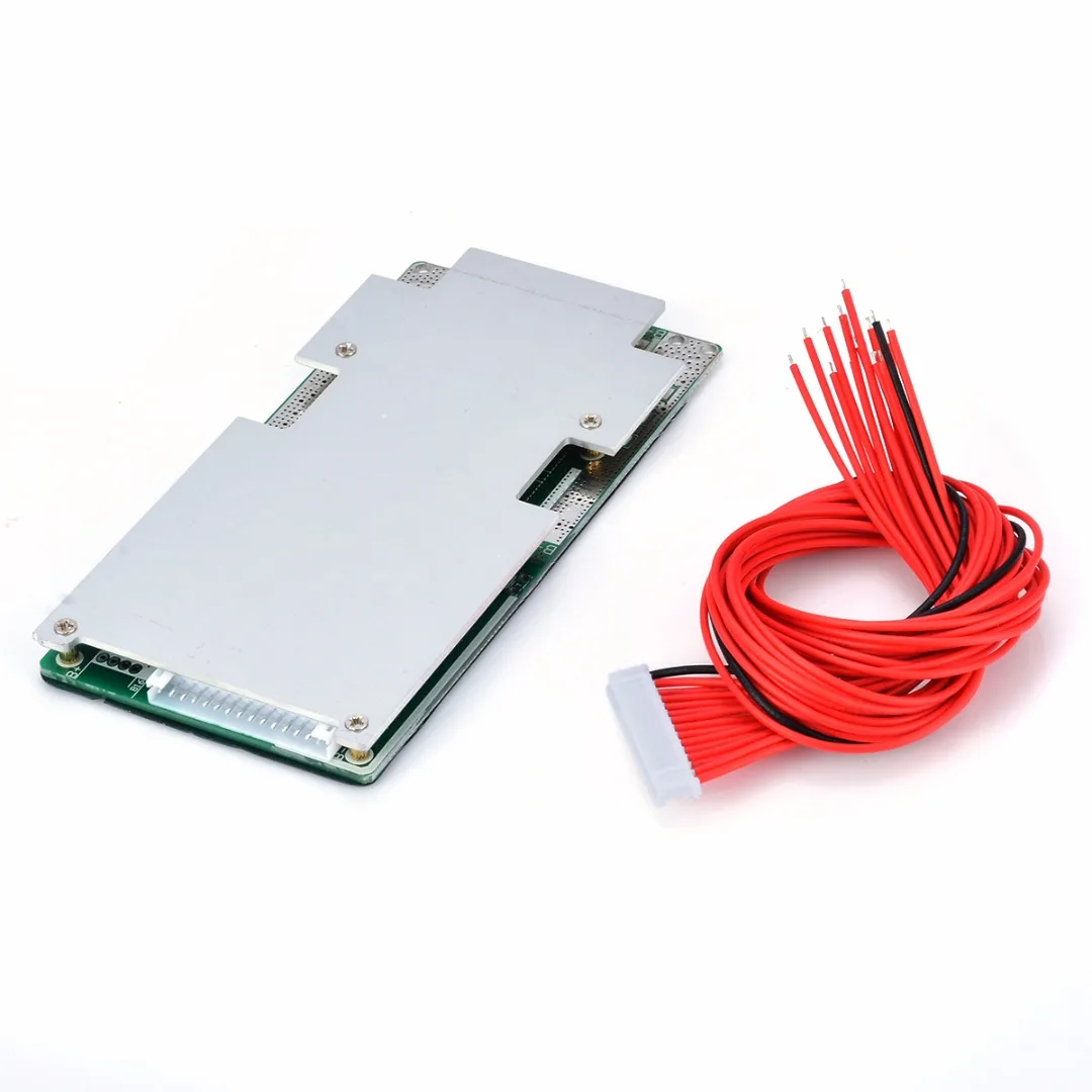14S 45A 50,4 V литий-ионный аккумулятор Защитная плата BMS PCB система защита от перезаряда разрядки с диапазоном баланса