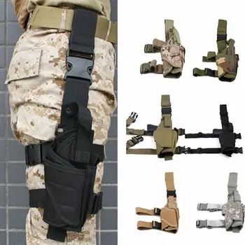 

Adjustable Tactical Pistol/Gun Drop Leg Thigh Holster for M&P SIGMA 9 Mm 40 V SIDE GLOCK Sauer P226 with Mag Pouch Right Hand