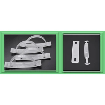 

New 100 Pack Mask Extension Plastic Buckle Milk Carton Plastic Handle Anti-Stretching Retractable Buckle Strap