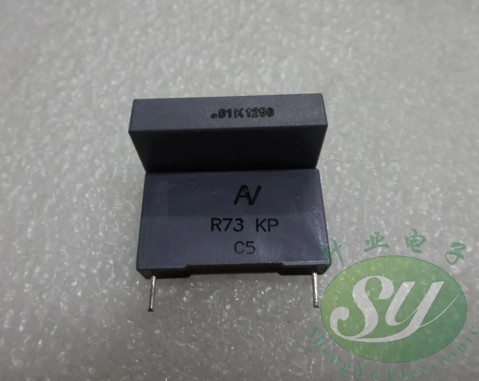 50 шт. AV R73 серия 0,01 мкФ/1250 в 10nf 103 мкФ пленочный конденсатор 22 мм