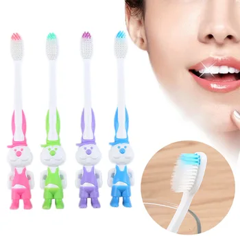 

1pcs Cartoon Cute Children Toothbrush Safety Soft Hair For Kids Infant Baby Oral Care Cartoon Toothbrushes Chil Oral Clean Tools