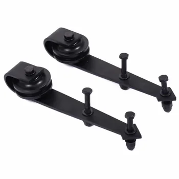 

Sliding Wheel Heavy Duty Barn Door Wardrobe Cloakroom Hardware Track Rail Kits