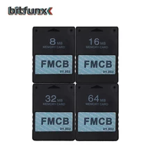 Bitfunx FMCB McBoot карта v1.953 для sony PS2 Playstation2 8 Мб/16 Мб/32 Мб/64 Мб карта памяти OPL MC Boot