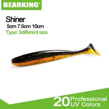 BEARKING Shiner 5 см 7 10 искусственные мягкие приманки рыболовный червь