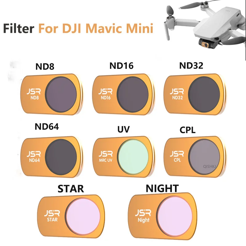 Hot Sale BCO Lens Filter for DJI Mavic Mini Drone Filters Kit ND 8 16 32 64 Drone Camera Lens Filter for DJI Mavic Mini Drone Accessories 