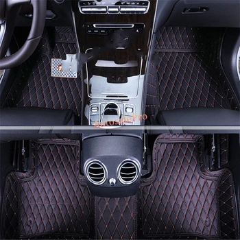 

for Mercedes Benz C class W205 2014 2015 Right & Left Hand Drive Black Front Rear Floor Mat Carpets Pad cover