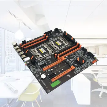 شراءX99 المزدوج خادم لوحة أم للكمبيوتر LGA2011-3 وحدة المعالجة المركزية DDR4 الذاكرة لعبة وحدة اللوحة الرئيسية إنتل