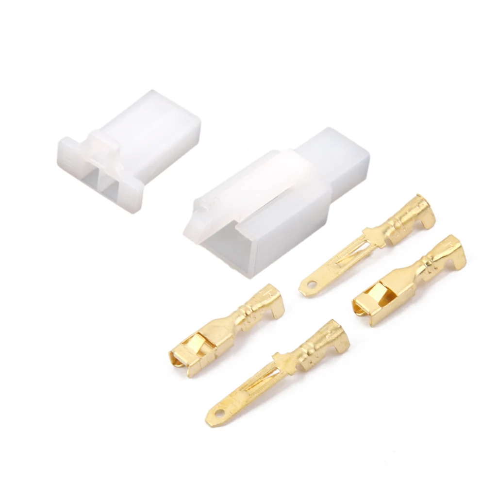 2 Way-T Pin Electrical Wiring Multi-Connector 2.8mm Terminals Motorcycle Car