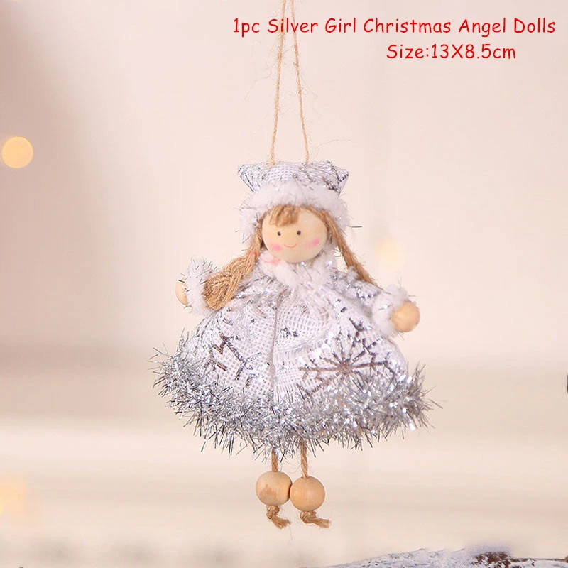 Christmas Angel Dolls For Xmas Tree Pendant Ornaments