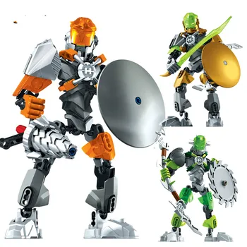 

Hero Factory 5.0 3PCS/Set ROCKA BULK BREEZ Building Block Set Toys For Children Boy Christmas Gift