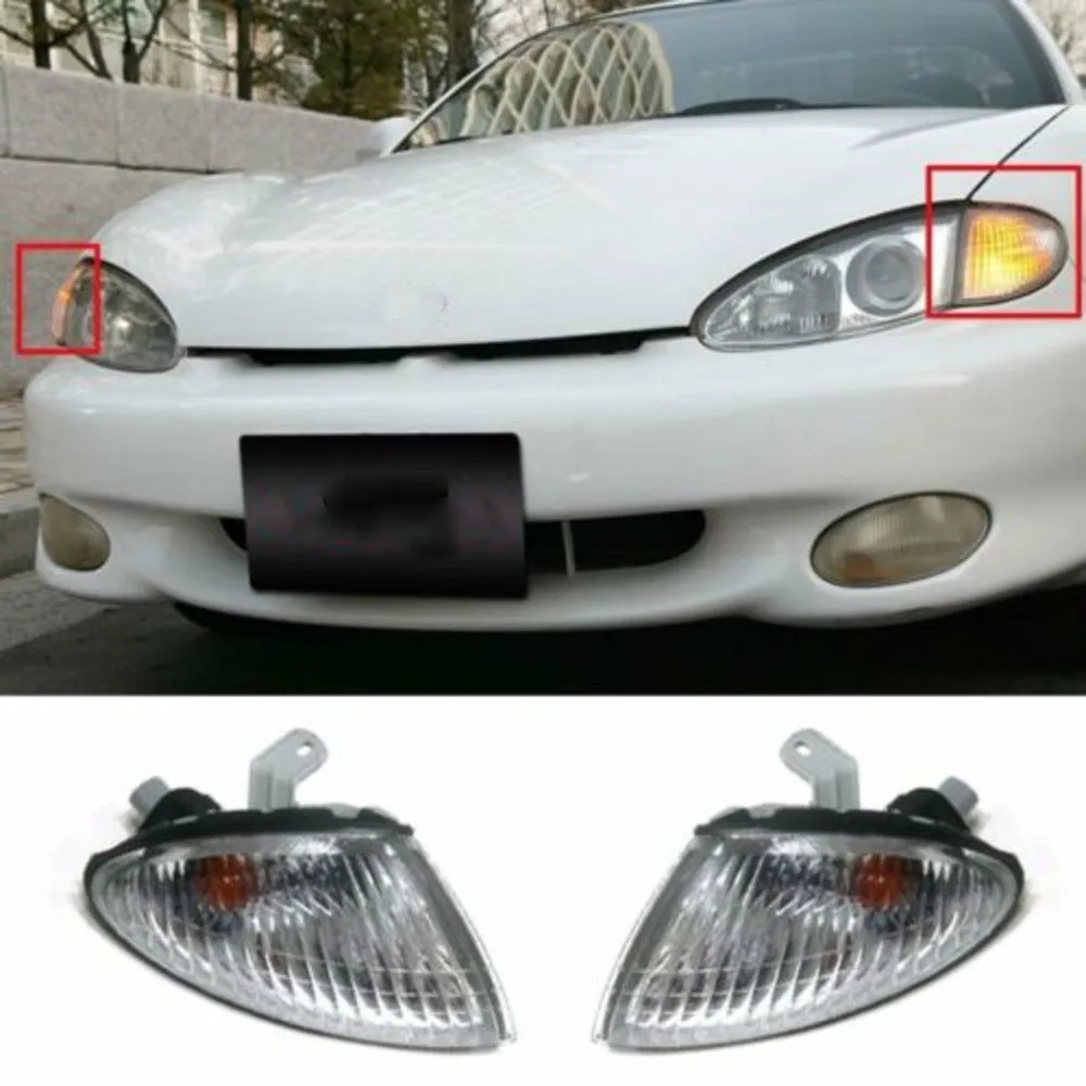 Передняя Поворотная сигнальная лампа LH для hyundai 1997 1998 1999 Tiburon OEM запчасти 9230127000 лампа ASSY-FR сигнал поворота, LH