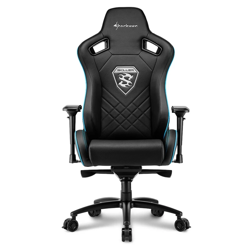 Игровое кресло Sharkoon Skiller SGS4 компьютерное до 150 кг кожа PU/PVC металл|Офисные стулья| |