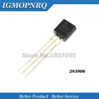 

1000PCS 2N3906 TO-92 TO92 0.2A 40V PNP Transistor new original