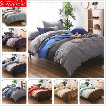 

Duvet Cover 2pcs Pillowcase Bedding Set Adult Kids Child Single Full Queen King Size Bed Linen 200x200 210x210 Bedspread 230x260