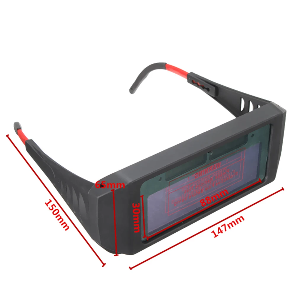 

Hot Fine Quality PC Anti-ultraviolet Solar Powered Auto Darkening Welding Glasses Anti-glare for Welding UV Protection