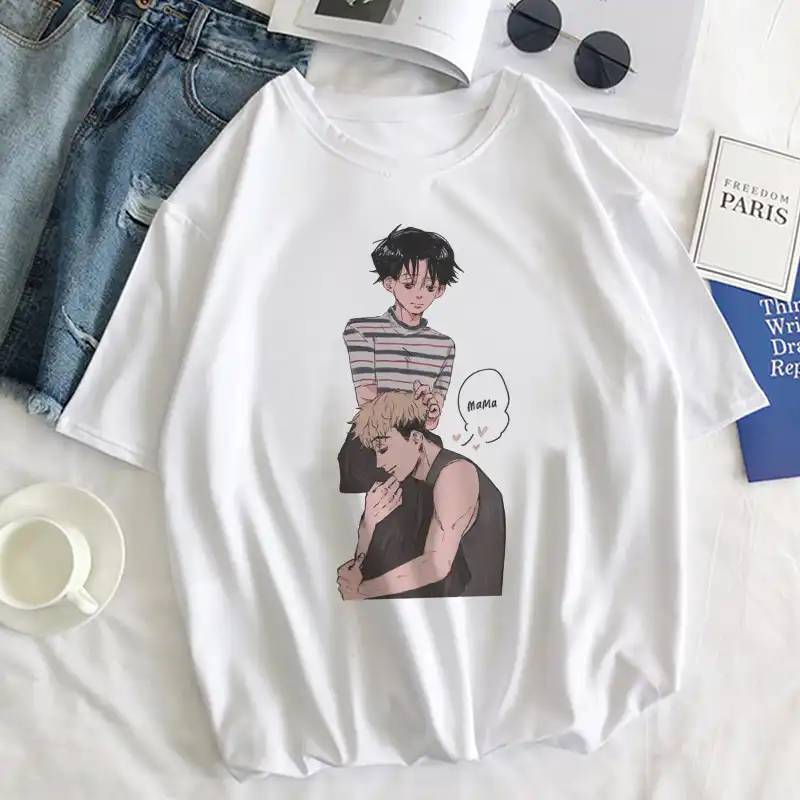 殺すストーカーyoonbum Sangwoo Tシャツ女性韓国yaoiマンガtシャツかわいいy2kトップス少年の愛ストリート女性服 Tシャツ Aliexpress