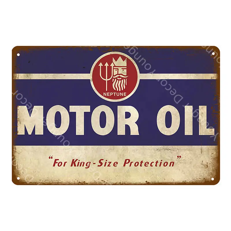 Vintage Alba Lube Motor Oil Metal Signs Power Lube Gasoline Garage Decor Ampol NGK Spark Plugs Art Poster Wall Plaque YI-142 - Цвет: YD6639AI