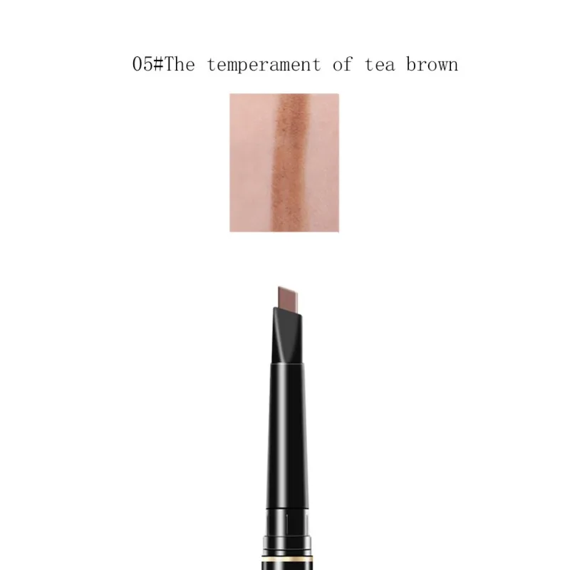 Новое поступление водонепроницаемый стойкий для бровей карандаш с щеткой натуральная двойная головка бровей Косметика - Цвет: 05