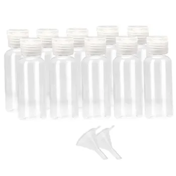 

10pcs Lotion Bottles Containers Refillable Toiletry Bottles with 2pcs Funnels