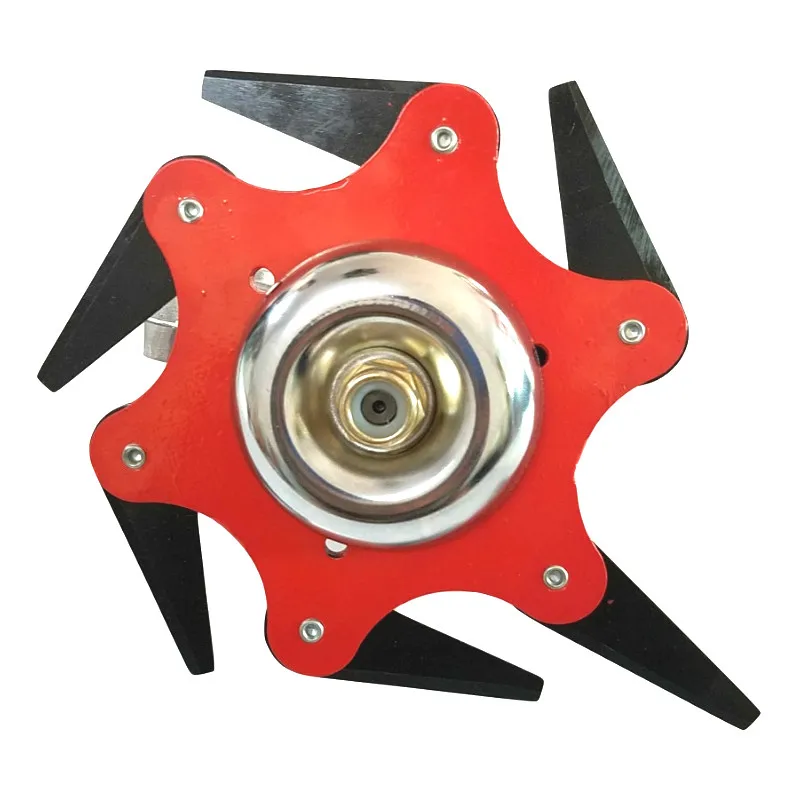 Universal 6 Blades Trimmer Head for Lawn Mower Garden Tool Trymer Brush Weed Cutter 65Mn Steel Hedge Grass | Инструменты