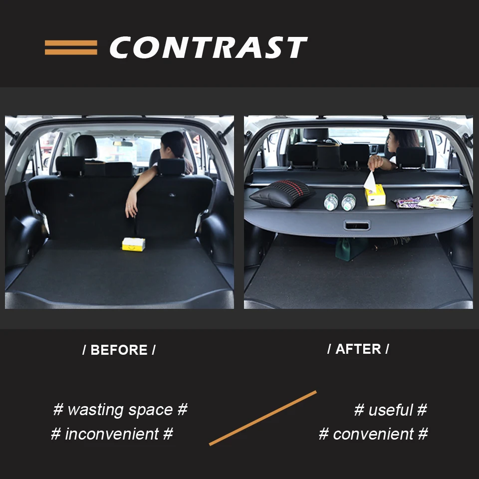 Для Jeep Compass 2013 Задняя Крышка багажника грузового автомобиля защитный экран высокого качества автомобильные аксессуары