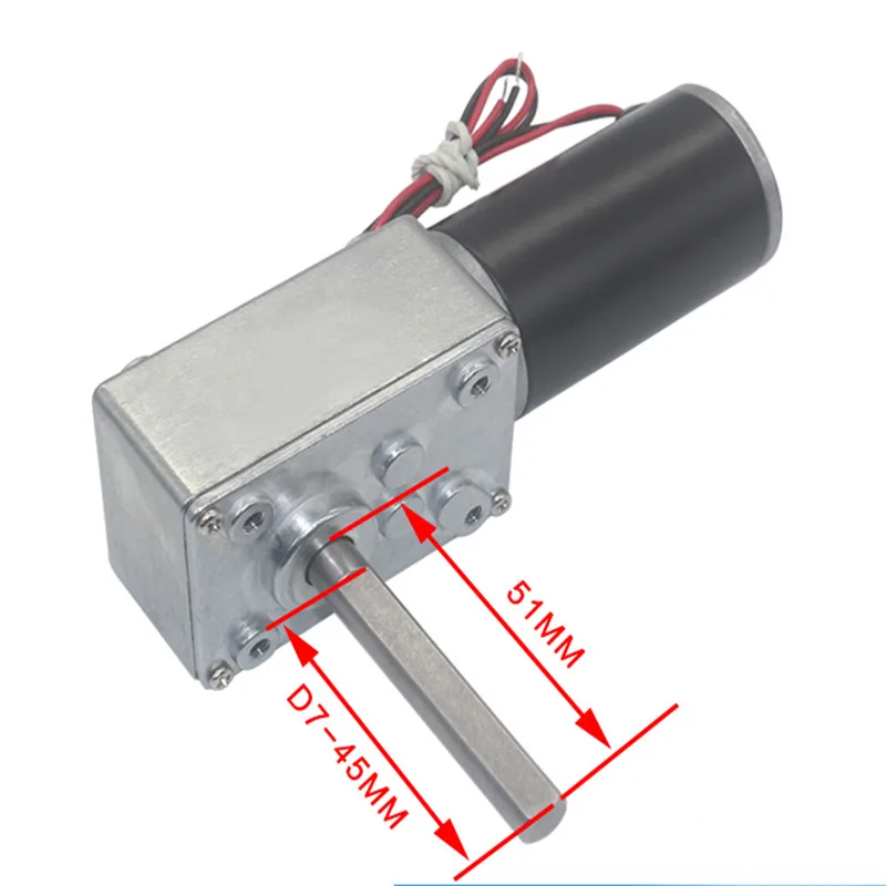 verme voltada motor mini redutor engrenagem do motor 03
