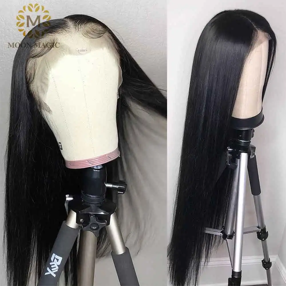 Glueless Straight Lace Front Wig 13x6 Lace Front Human Hair Wigs For Black Women Peruvian Virgin Hair Wigs Pre Plucked Hairline