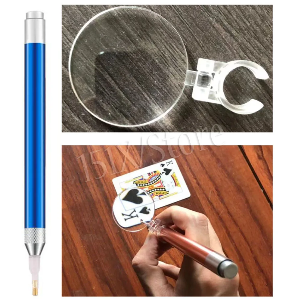 DIY Diamond Painting Tool Luminous Point Drill Pen With Magnifying Glass Luminous Lighting Sticker Drill Tool Diamond Accessorie 