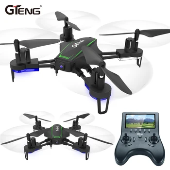 

T912F Quadcopter Drone Hight Hold Modus 5.8G Wifi Live Video Fpv 720P Helikopters Hd Groothoek Camera Rc Drone Speelgoed
