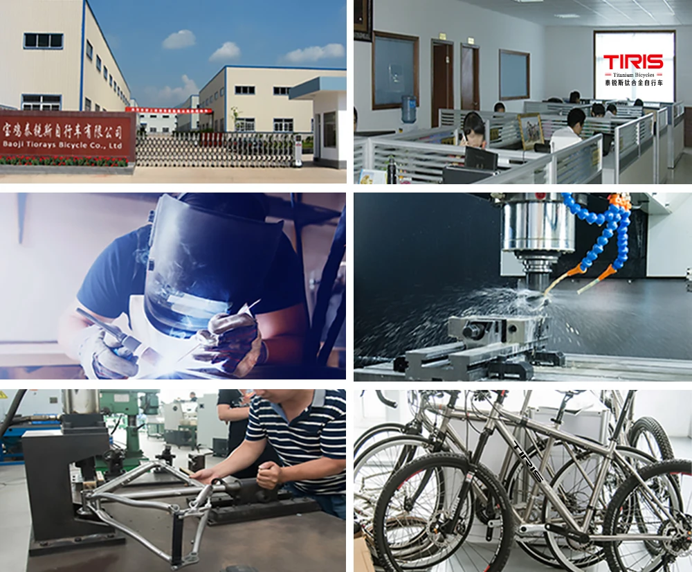 TIRIS Titanium Mountain Bike Resthandlebar Bicicletta Da Strada - Foto 7