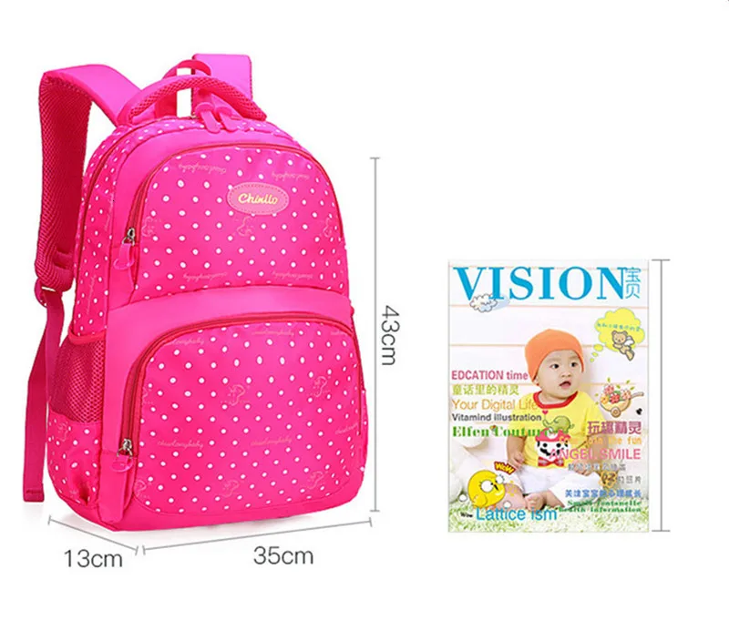 Cute School Bags backpack Reflective strip design kids Princess Schoolbags High capacity Rucksack travel bags