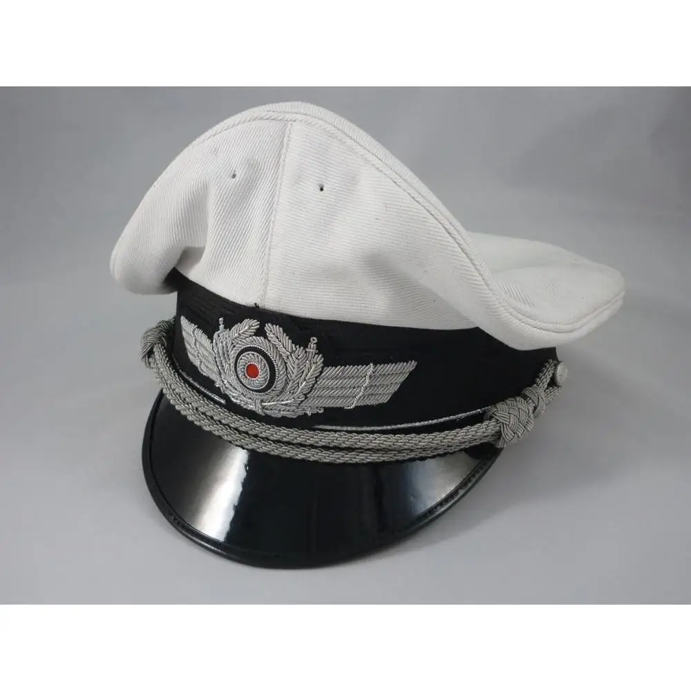 Ww2 Luftwaffe Officer Summer Visor Cap 
