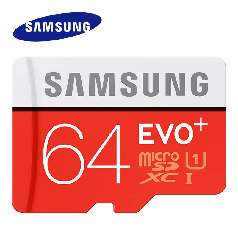 SAMSUNG EVO+ карта памяти 64 Гб MicroSDXC класс 10 UHS-I TF/SD карты Micro SD 16 Гб транс флэш MicroSDHC 16 ГБ для смартфонов