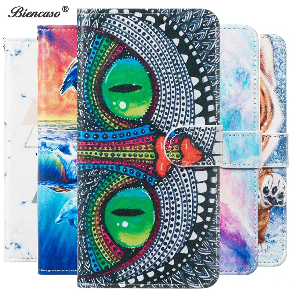 Милый чехол-кошелек с рисунком для телефона iPhone XS Max X XR 6 6S 7 8 Plus задняя крышка для samsung Galaxy S10 S9 S8 S7 Capa