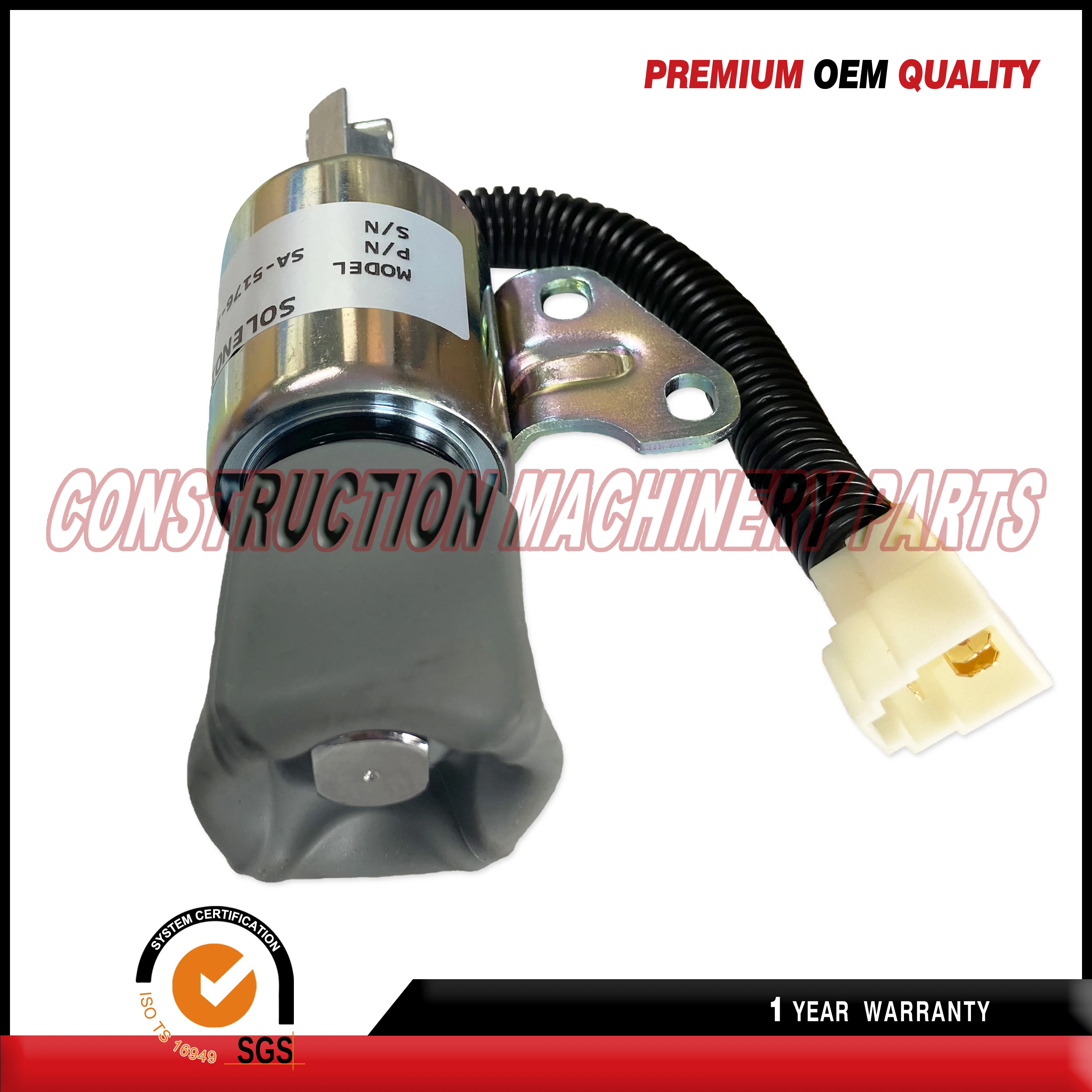 SA-5176-12 остановочный соленоид SA-5176 1756ES-12SUC5B1S5 12V для KUBOTA | Обустройство дома