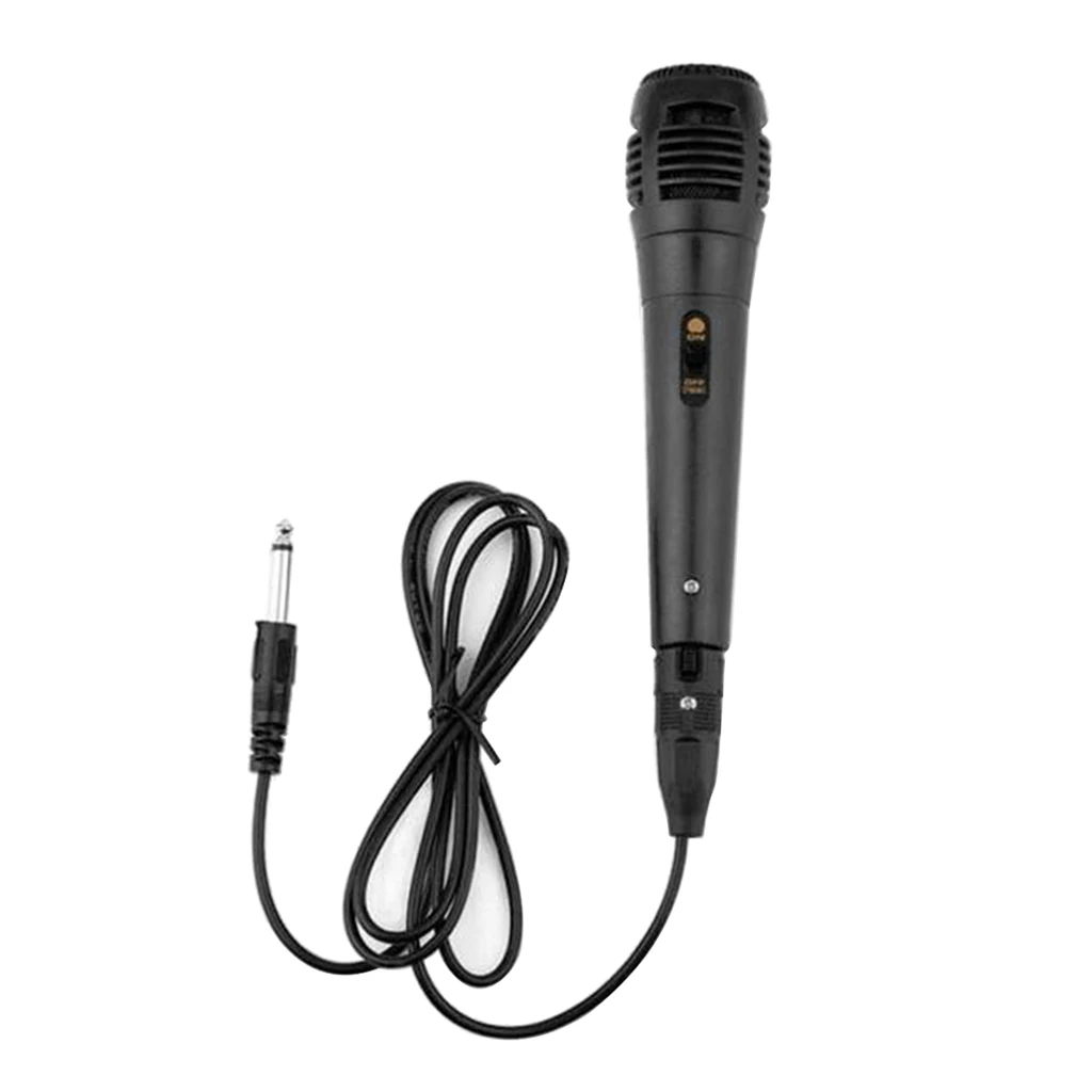 Dynamic Microphone XLR 6.35mm Mic DJ Party Vocal Karaoke &  Lead