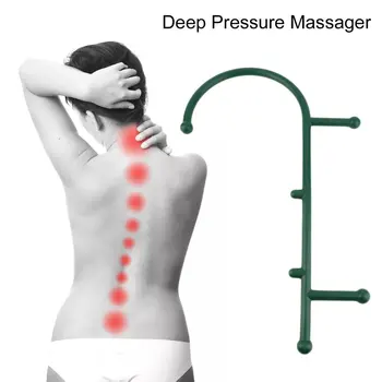 

Massager Ergonomic Design Self Back Hook Massage Stick Muscle Deep Pressure Trigger Point Original Point