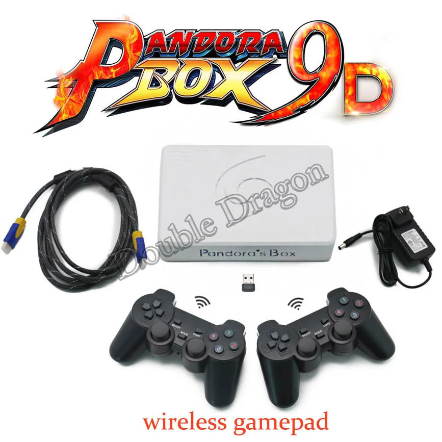 2 комплекта 2500 В 1 Материнская плата pandora box 9d 3d игры проводной беспроводной