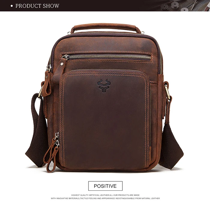 KAVIS Crazy Hoser сумка для мужчин портфель мужской Кроссбоди ручной слинг ручки Tote и кошельки на плечо Bolsas имя выгравировано