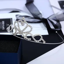 Стиль, корейский стиль, Женские аксессуары, свадебный головной убор, Классическая изогнутая Корона, застежка для волос, элегантные повязки для волос, головной убор