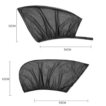

Car mosquito shield car mesh suntan sunshade curtain ice silk with high elasticity Windshield Sunshade Sun Visor SunShade